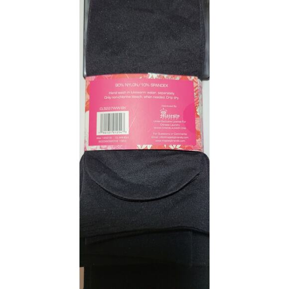 Chinese Laundry Luxury Knee Highs 5 Pair Black Trouser Socks Sz 9-11 NEW - Picture 4 of 4